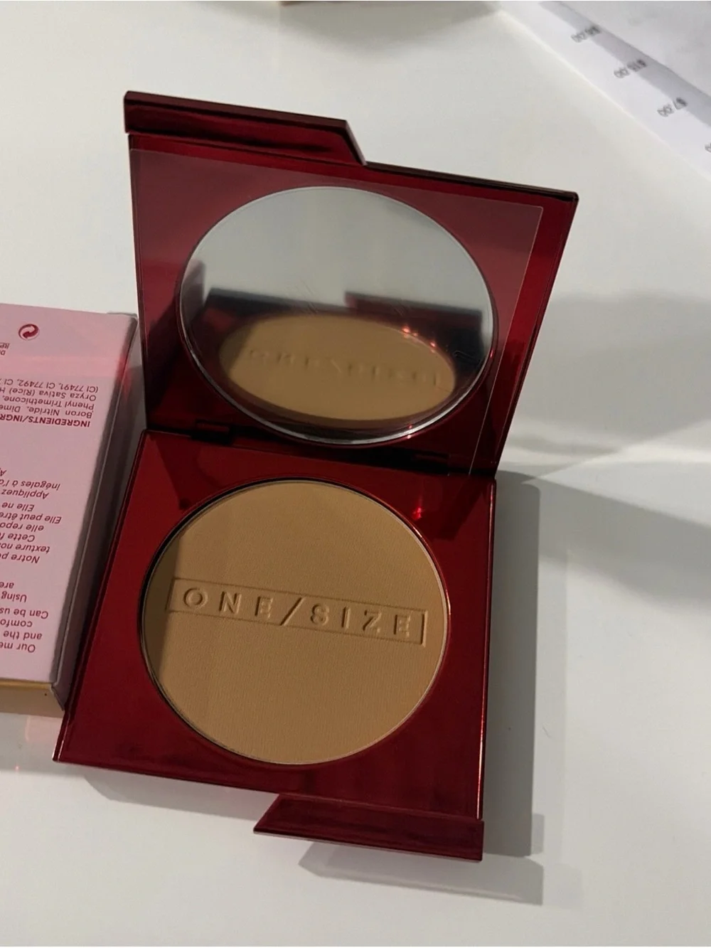 ONE/SIZE Turn Up The Base Foundation Powder — medium tan neutral